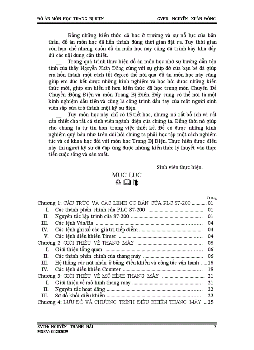 image for page Thiết kế hệ thống và chương trình điều khiển thang máy