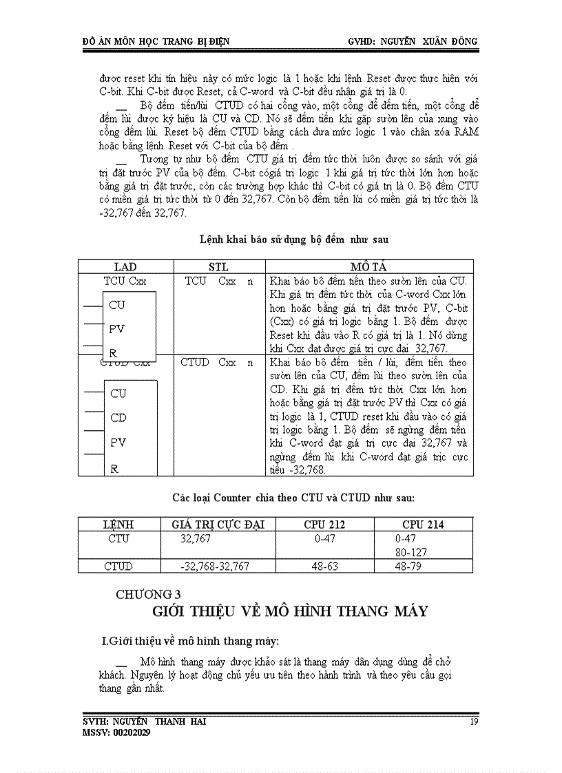 image for page Thiết kế hệ thống và chương trình điều khiển thang máy