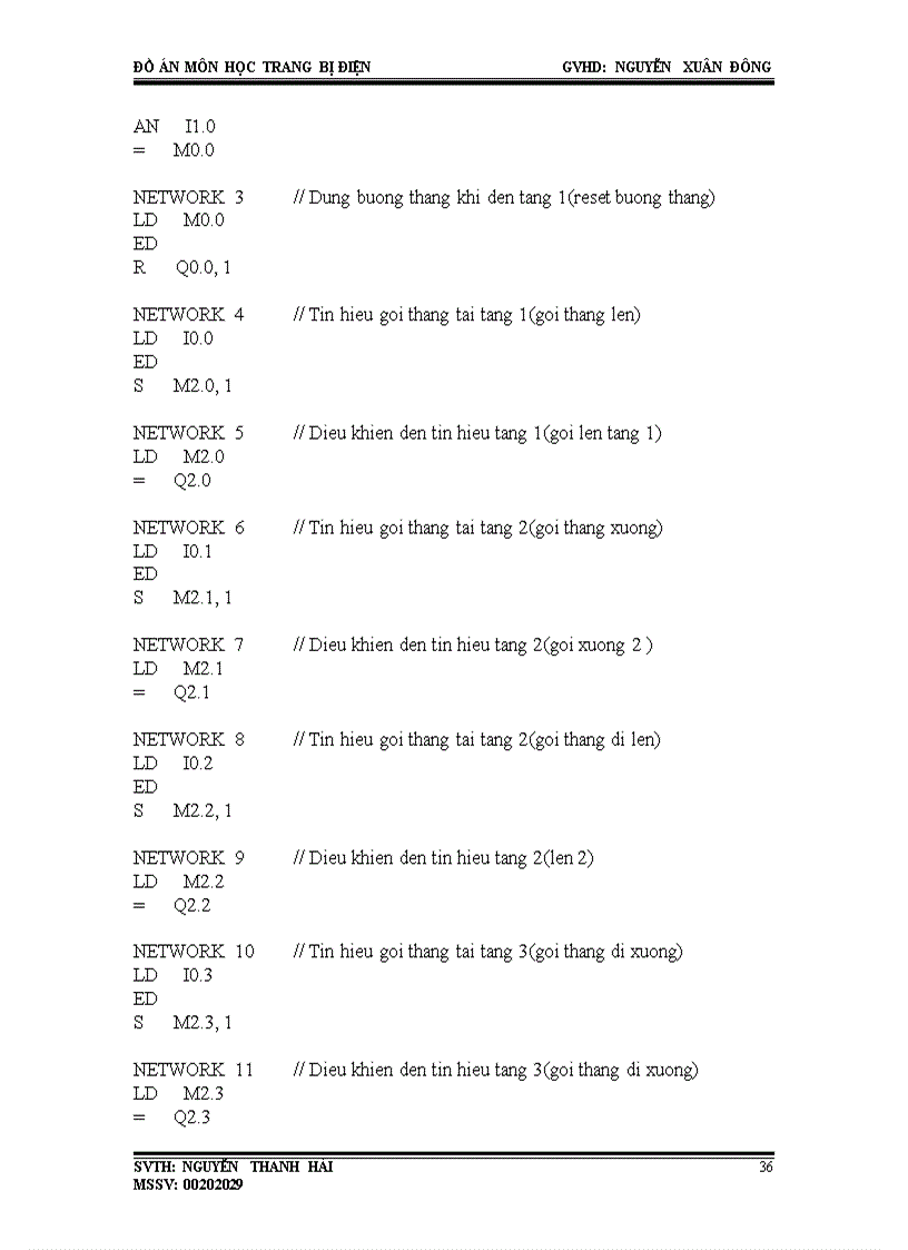 image for page Thiết kế hệ thống và chương trình điều khiển thang máy