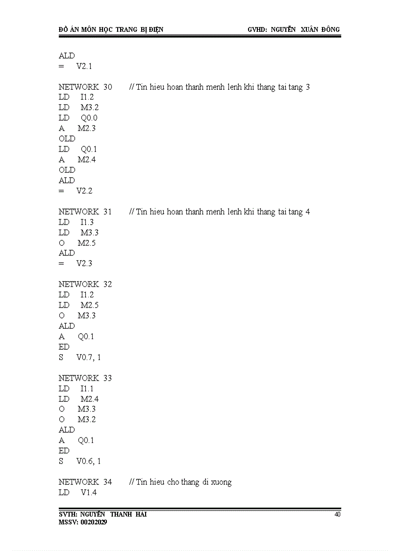 image for page Thiết kế hệ thống và chương trình điều khiển thang máy