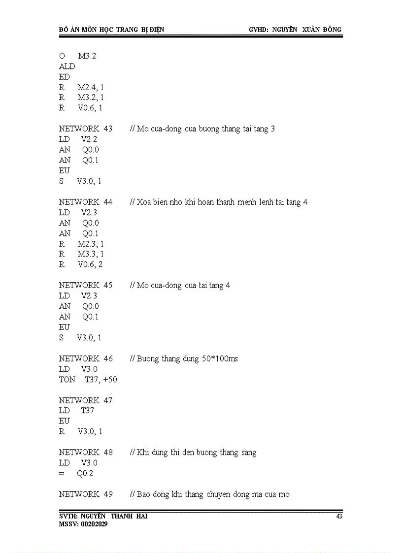 image for page Thiết kế hệ thống và chương trình điều khiển thang máy