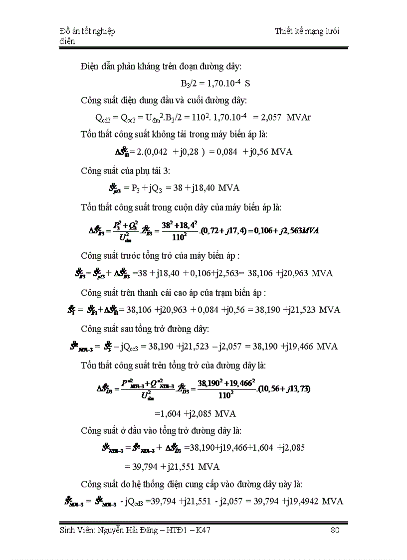 image for page Thiết kế lưới điện khu vực gồm hai nhà máy nhiệt điện cung cấp điện cho 9 phụ tải Thiết kế đường dây trung áp 22 kV