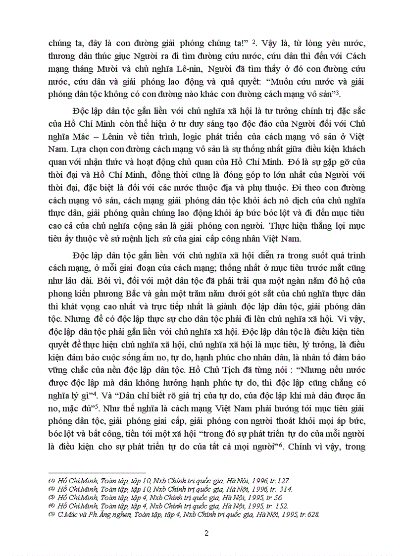 image for page Độc lập dân tộc gắn liền với chủ nghĩa xã hội tư tưởng chính trị đặc sắc của hồ chí minh
