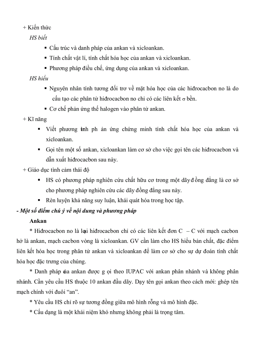 image for page Thiết kế E Book hỗ trợ việc dạy và học phần hóa hữu cơ 11 THPT Chương trình nâng cao