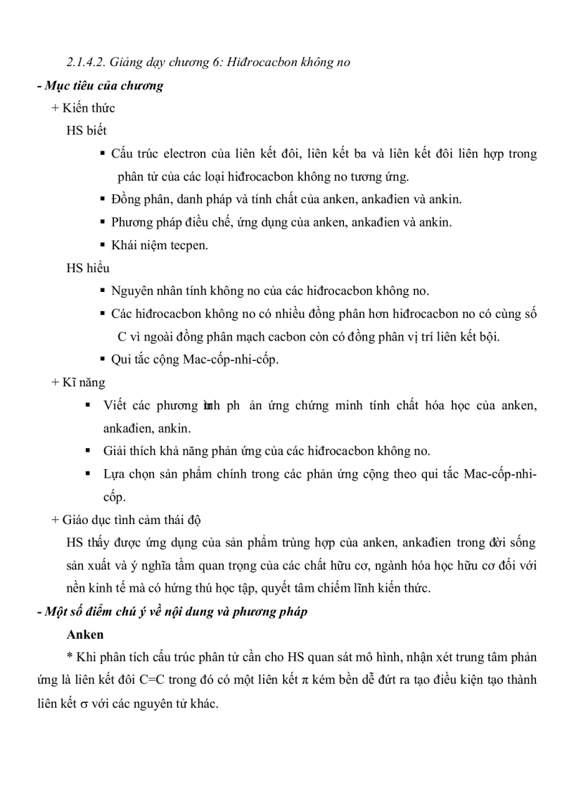 image for page Thiết kế E Book hỗ trợ việc dạy và học phần hóa hữu cơ 11 THPT Chương trình nâng cao