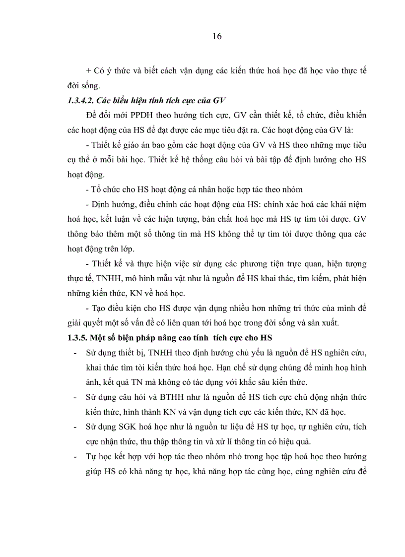 image for page Một số biện pháp nâng cao chất lượng rèn luyện kiến thức kỹ năng thí nghiệm trong chương trình hóa học10 nâng cao cho HS theo hướng dạy học tích cực