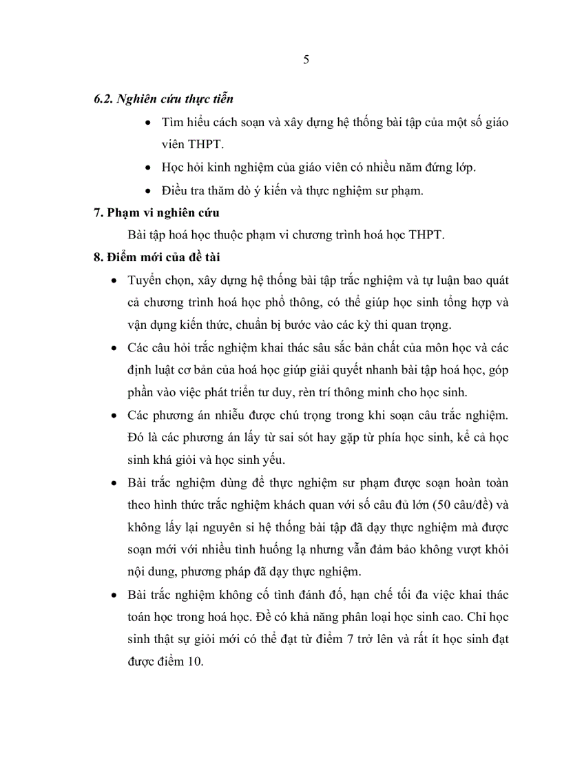 image for page Sử dụng bài tập để phát triển tư duy rèn trí thông minh cho học sinh trong dạy học hóa học ở trường THPT