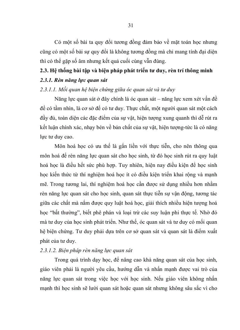 image for page Sử dụng bài tập để phát triển tư duy rèn trí thông minh cho học sinh trong dạy học hóa học ở trường THPT