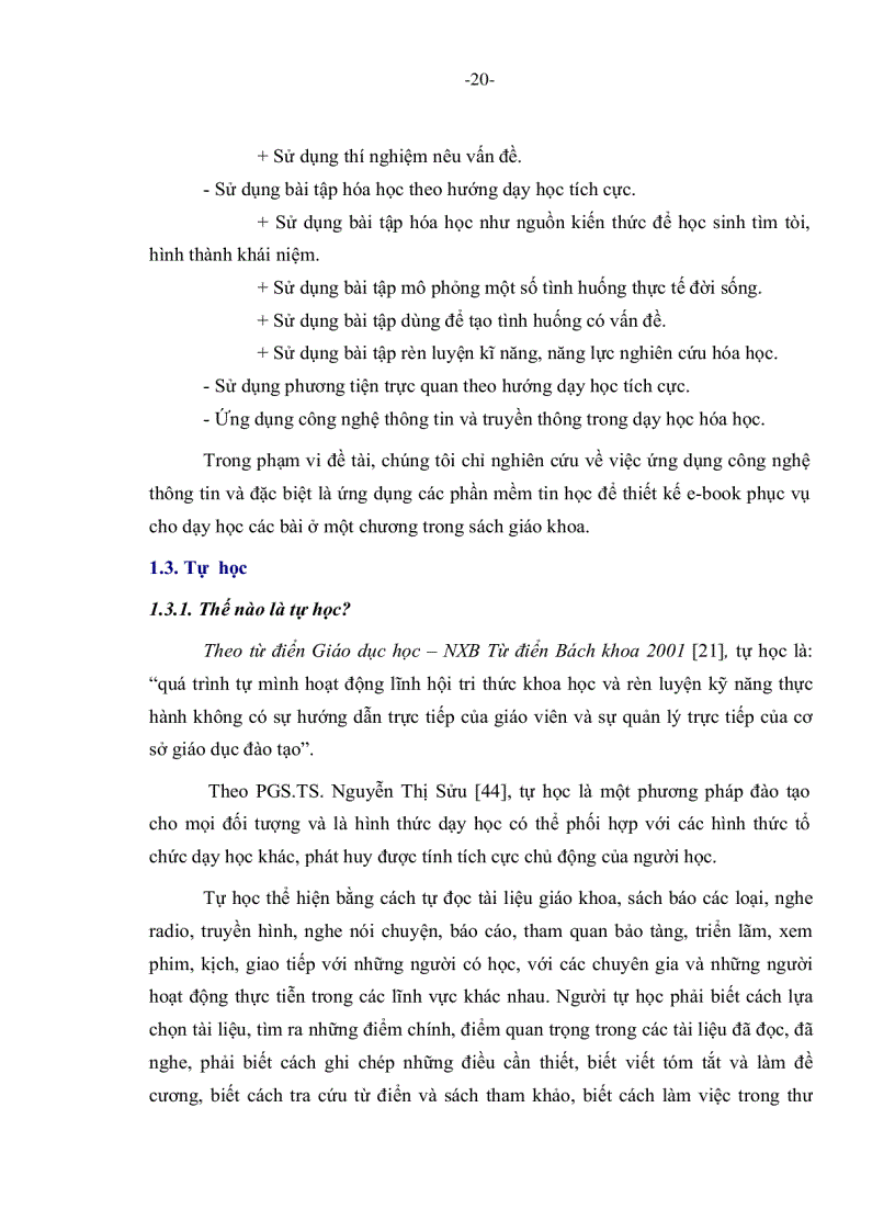 image for page Thiết kế E Book dạy học môn hóa học lớp 12 chương trình Nâng Cao