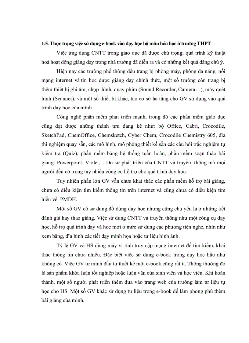 image for page Thiết kế sách giáo khoa điện tử phần hóa học vô cơ lớp 11 nâng cao