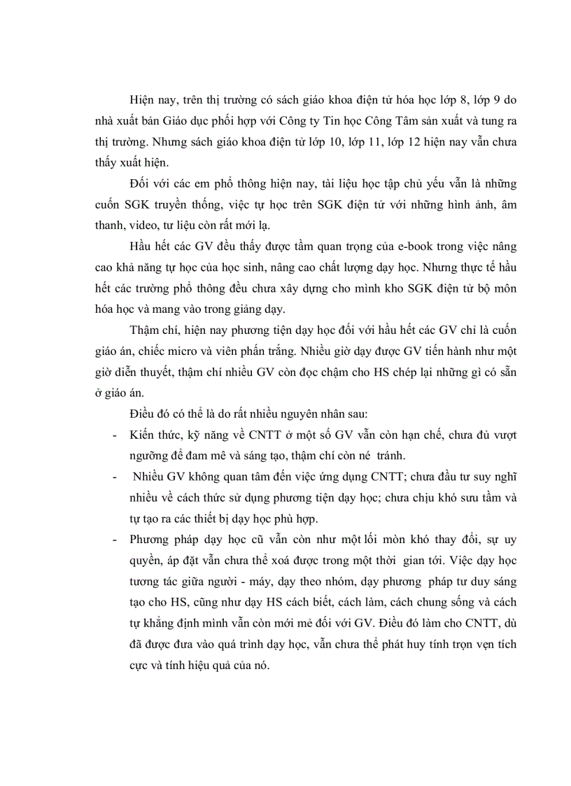 image for page Thiết kế sách giáo khoa điện tử phần hóa học vô cơ lớp 11 nâng cao