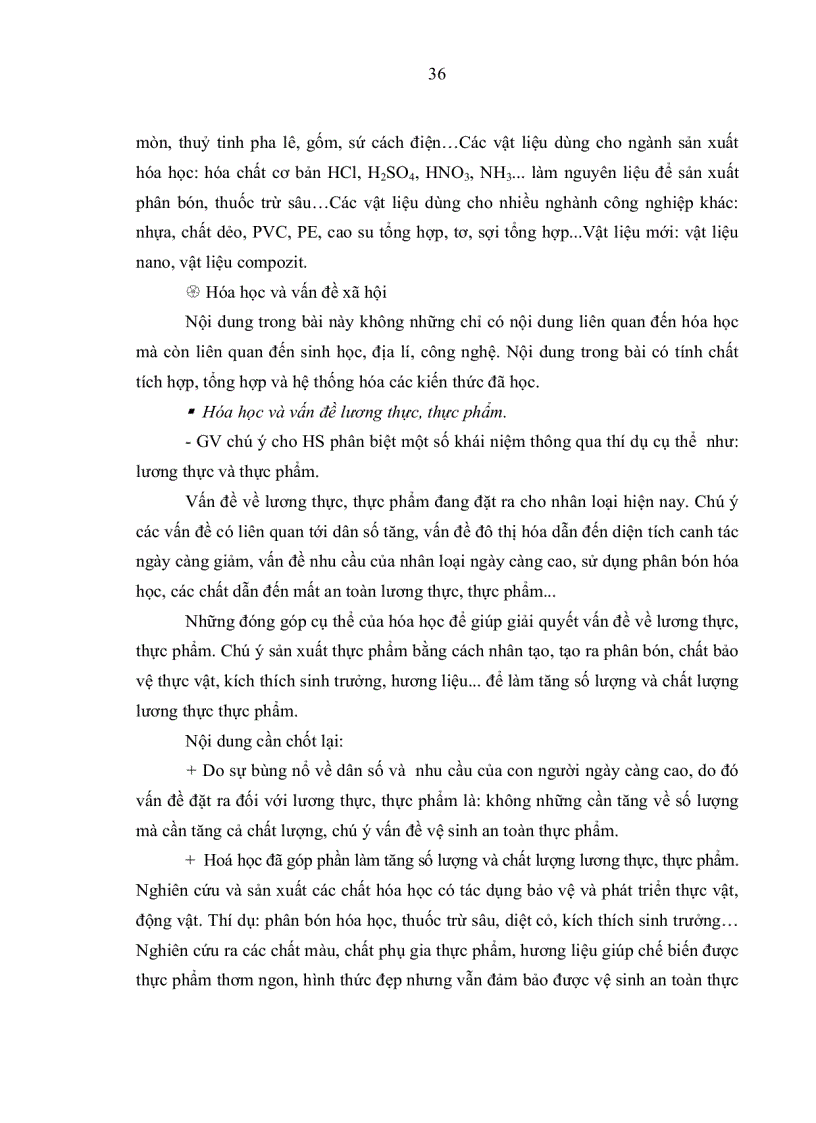 image for page Tích hợp các vấn đề kinh tế xã hội và môi trường trong dạy học môn hóa học lớp 12 THPT