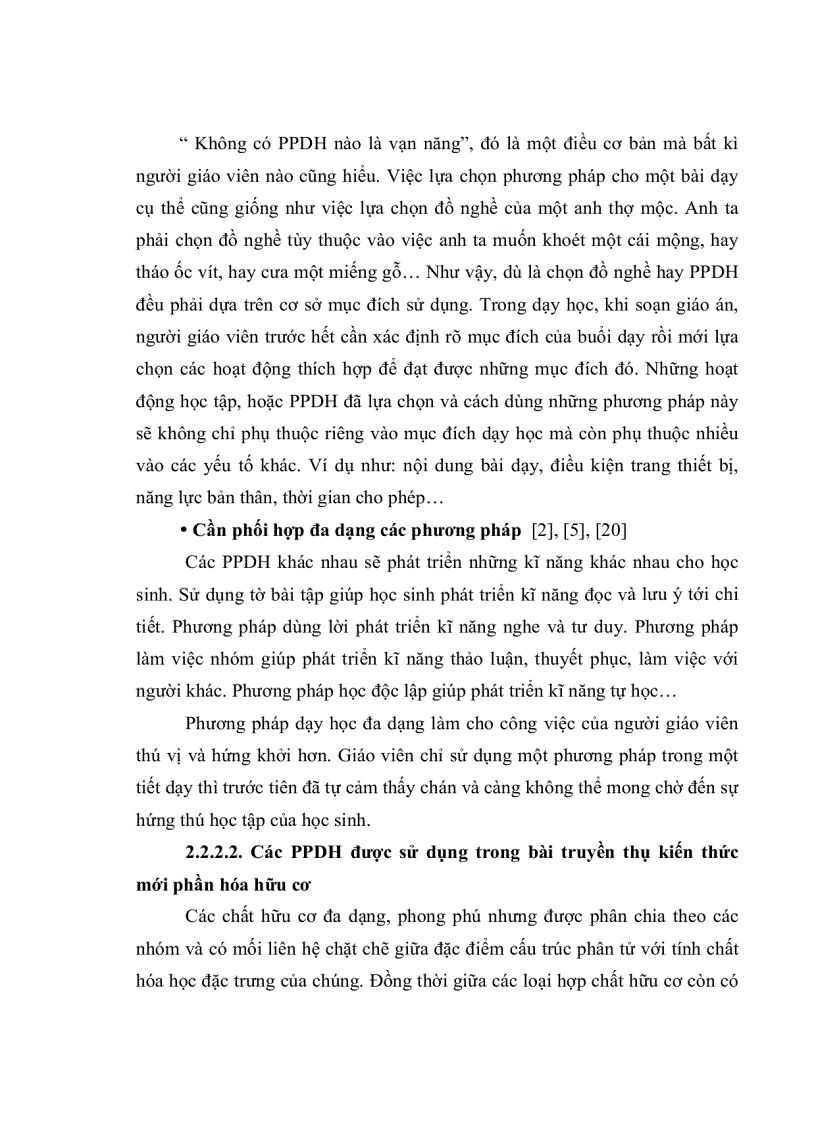 image for page Sử dụng một số phần mềm tin học và phương pháp dạy học phức hợp để thiết kế bài giảng điện tử phần hóa hữu cơ lớp 11 chương trình cơ bản