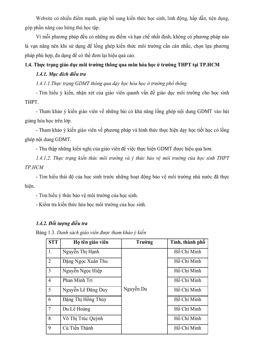 image for page Giáo dục môi trường thông qua dạy học hóa học lớp 10 11 ở trường phổ thông