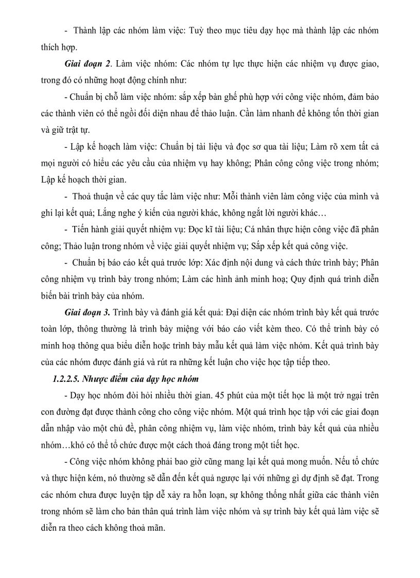 image for page Sử dụng phương pháp thuyết trình nhóm theo chủ đề trong dạy học phần Lý luận dạy học hóa học đại cương ở trường CĐSP