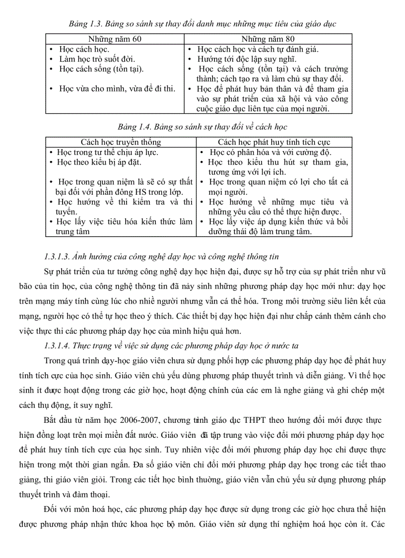 image for page Thiết kế bài luyện tập theo hướng dạy học tích cực phần hóa học lớp 10 Trung Học Phổ Thông