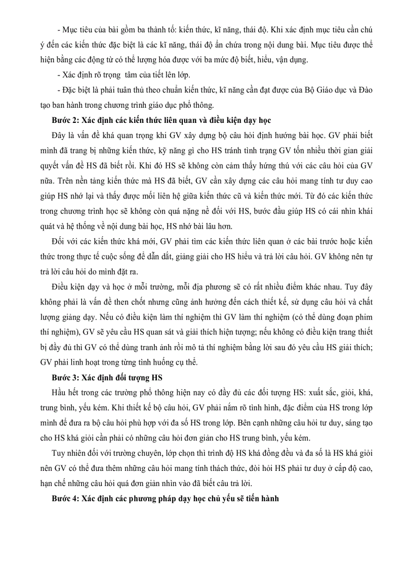 image for page Thiết kế bộ câu hỏi định hướng bài học lớp 11 chương trình nâng cao
