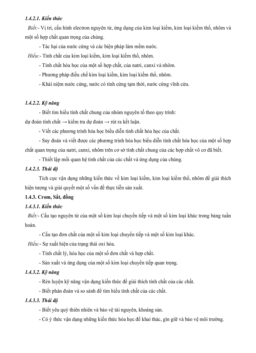 image for page Xây dựng và sử dụng hệ thống bài tập hóa học phần kim loại lớp 12 Trung Học Phổ Thông chương trình nâng cao