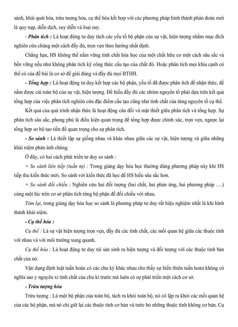 image for page Xây dựng và sử dụng hệ thống bài tập hóa học có nhiều cách giải để rèn luyện tư duy cho học sinh lớp 12 Trung Học Phổ Thông