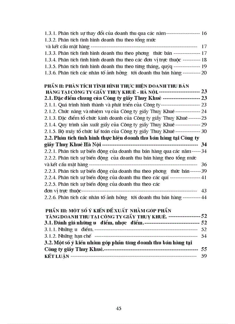 image for page Phân tích tình hình thực hiện doanh thu bán hàng tại Công ty giầy Thuỵ Khuê