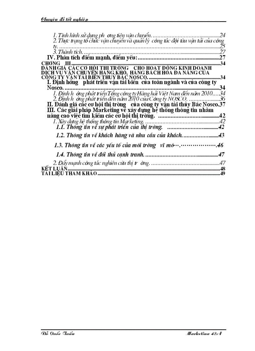 image for page Phân tích các cơ hội thị trường vận chuyển hàng khô hàng bách hóa đa năng bằng đường thủy nội địa của công ty vận tải thuỷ Bắc Nosco