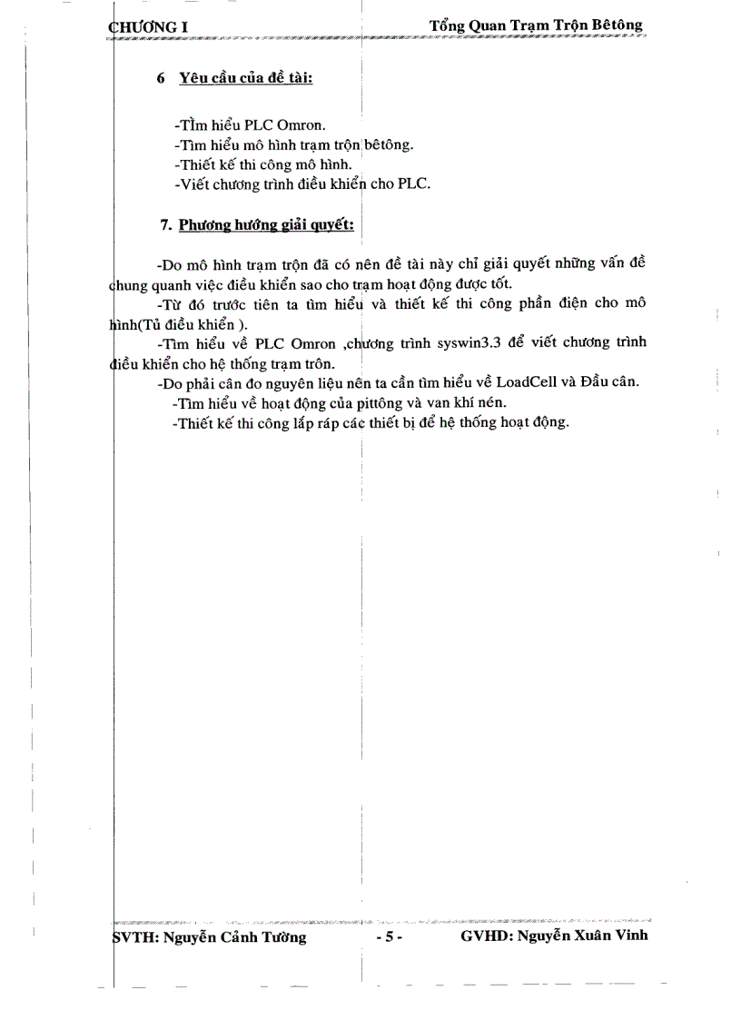 image for page Thiết kế và thi công mô hình trạm trộn bê tông