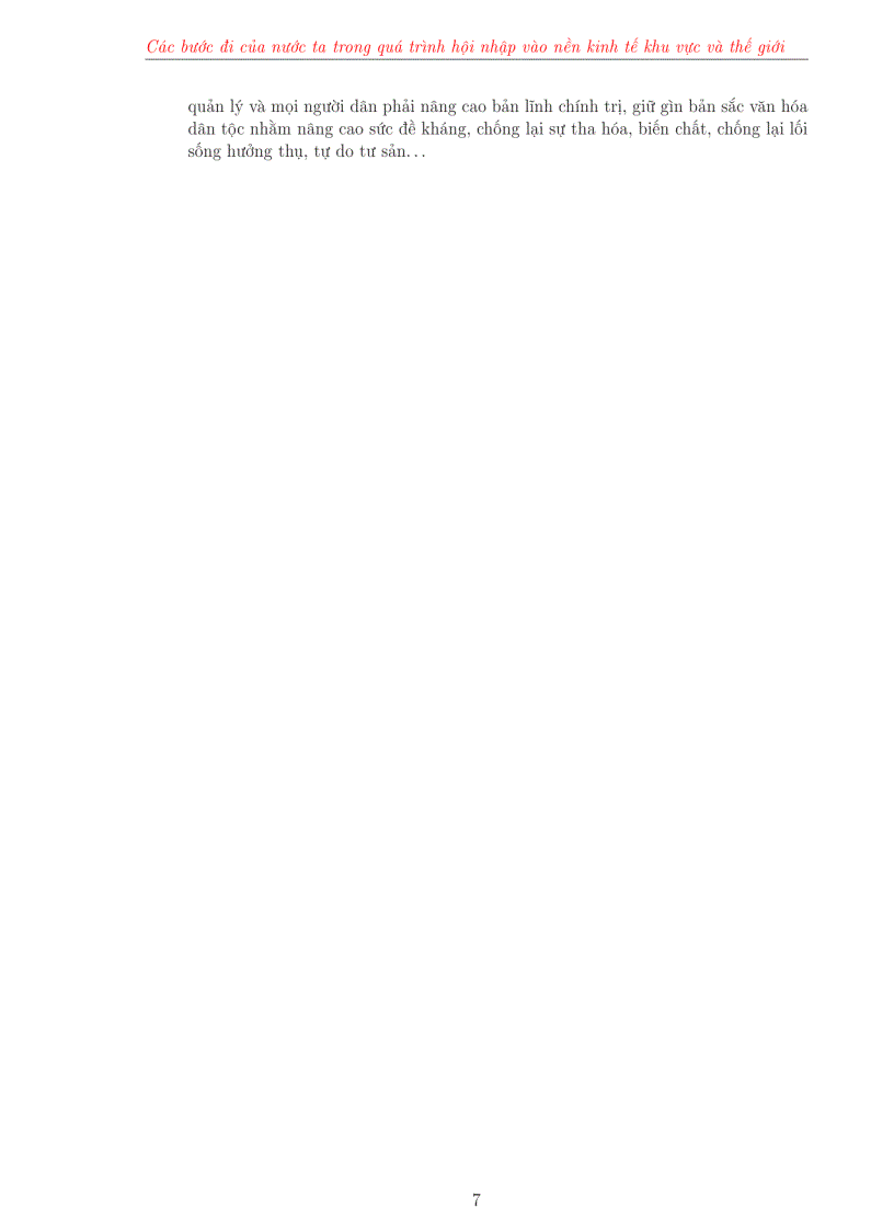 image for page Các bước đi của nước ta trong quá trình hội nhập vào nền kinh tế khu vực và thế giới