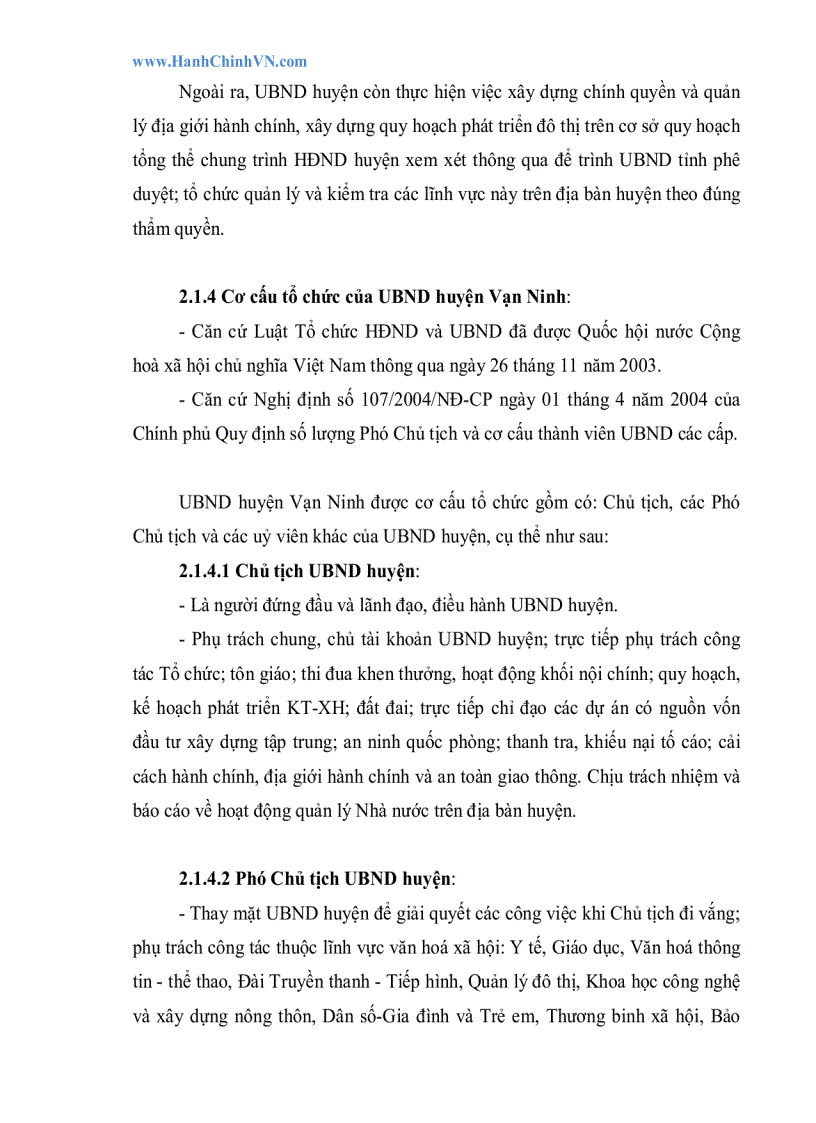 image for page Hoạt động của Văn phòng HĐND UBND huyện và các phòng ban chuyên môn thuộc UBND huyện trên địa bàn huyện Vạn Ninh