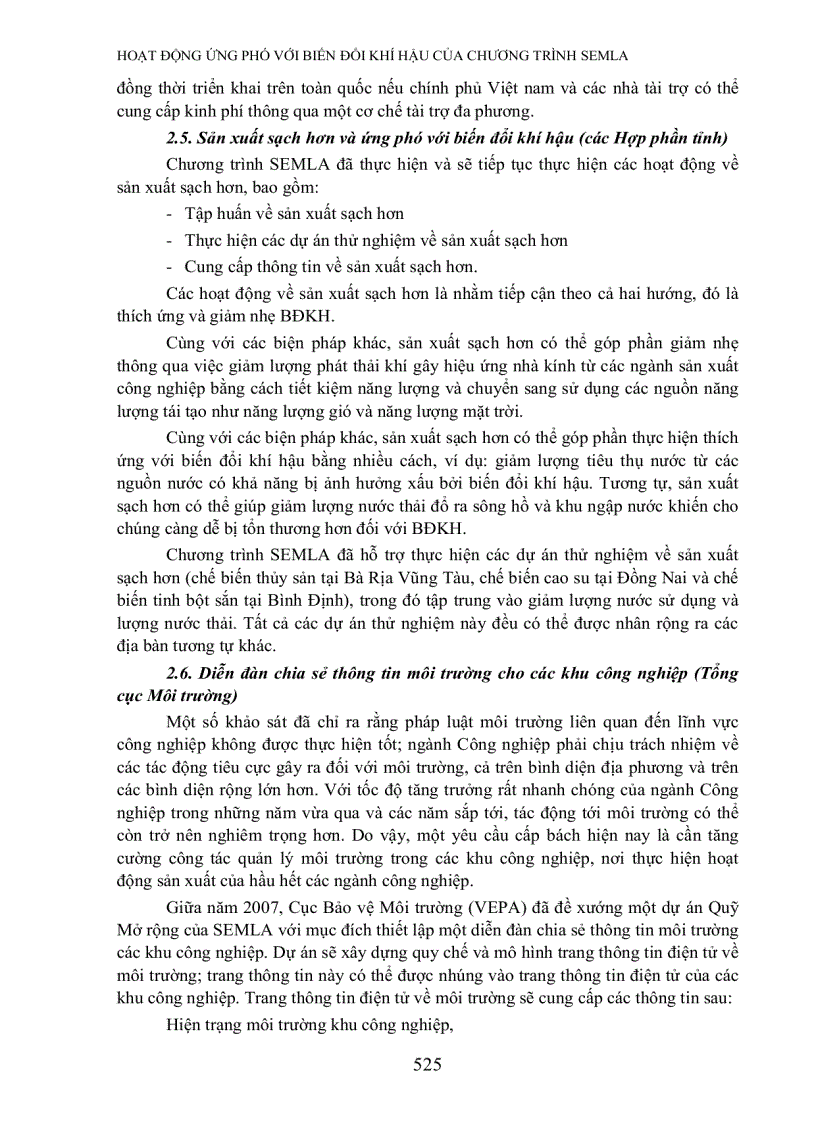 image for page Hoạt động ứng phó với biến đổi khí hậu của chương trình semla