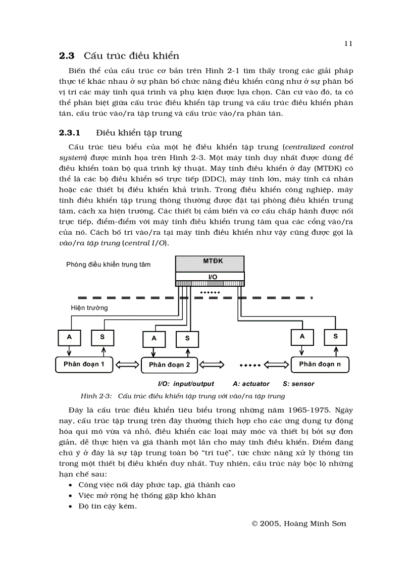 image for page Hệ thống điều khiển phân tán