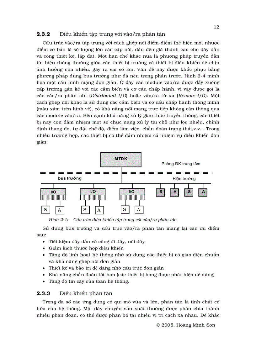 image for page Hệ thống điều khiển phân tán