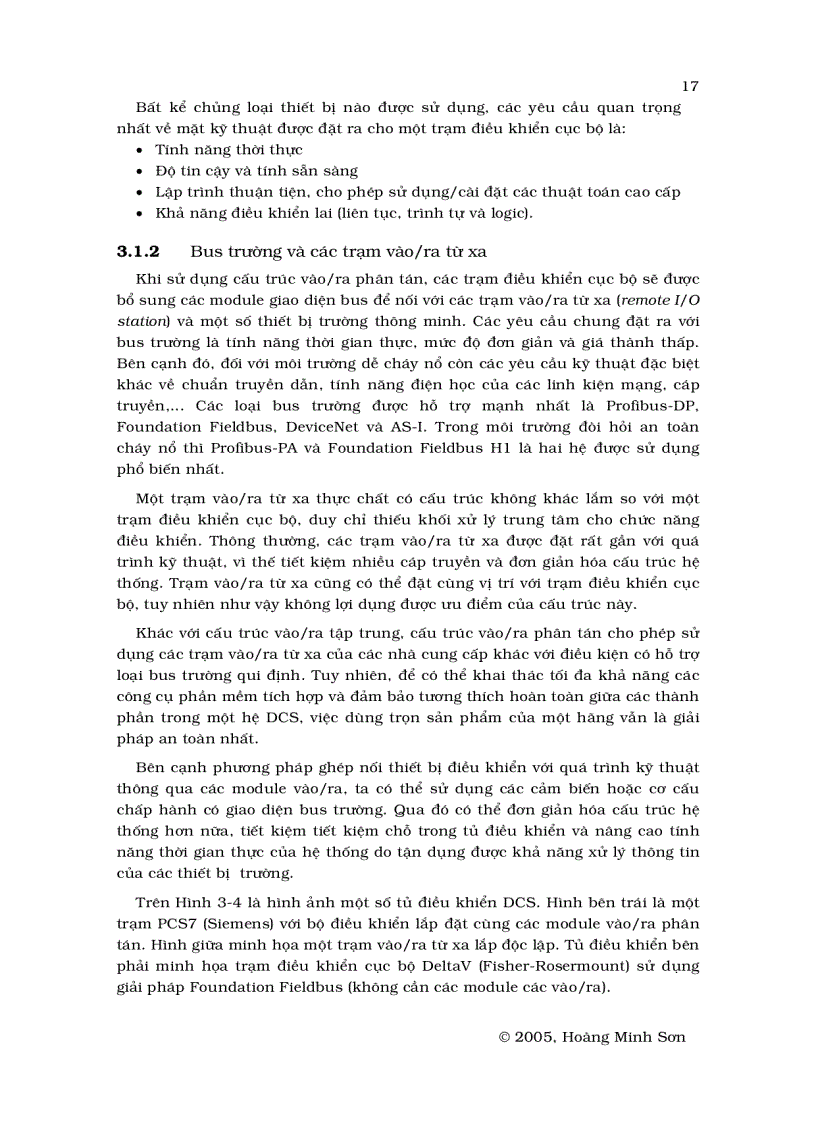 image for page Hệ thống điều khiển phân tán