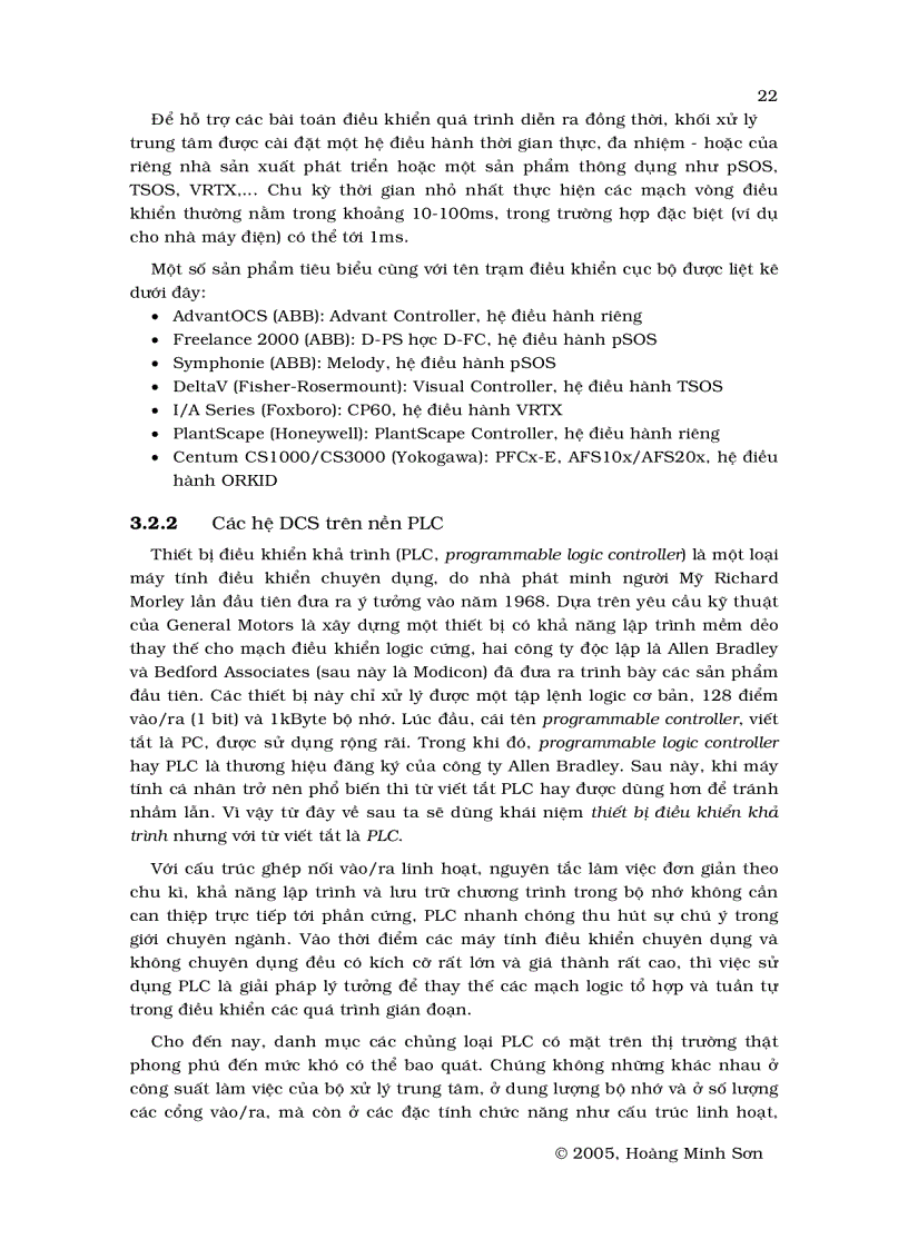 image for page Hệ thống điều khiển phân tán