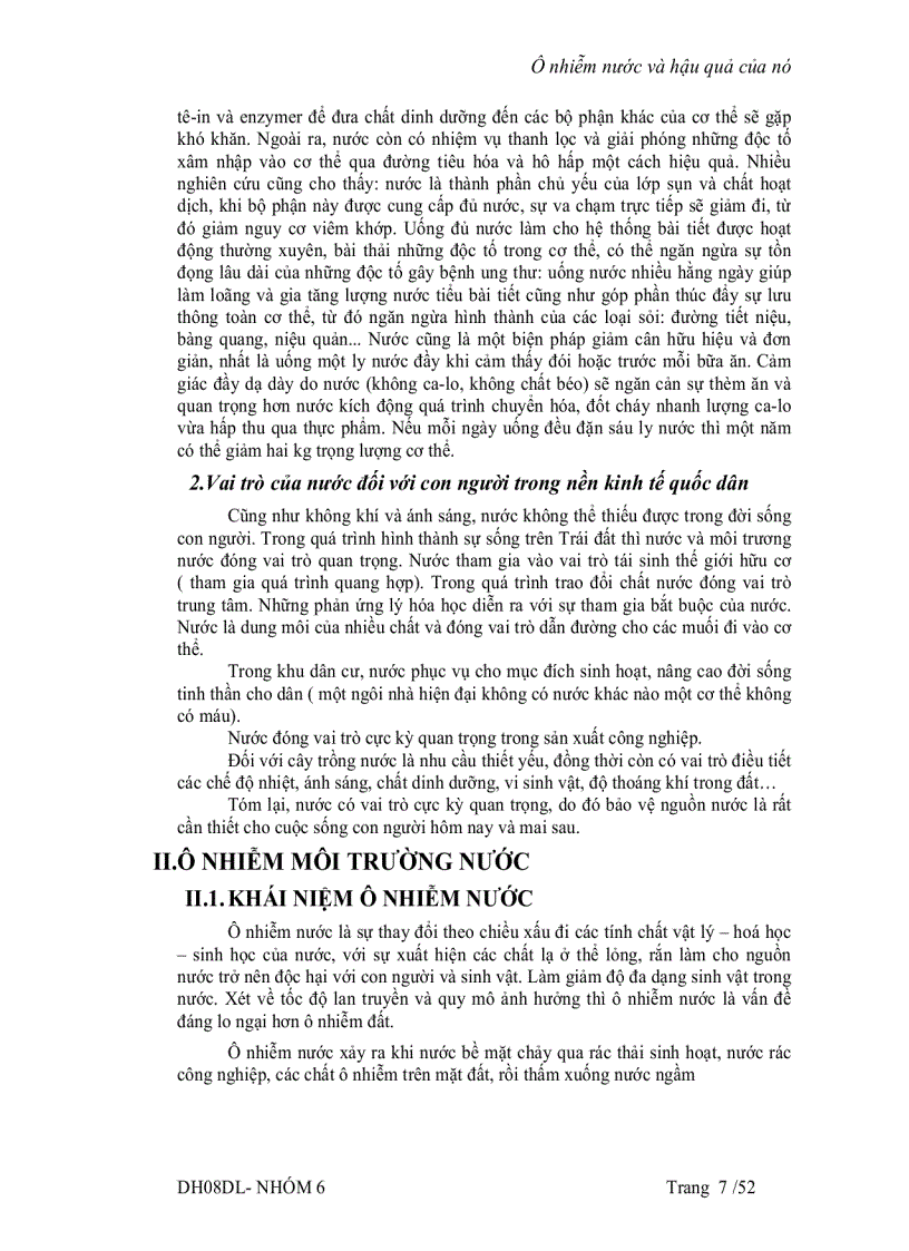 image for page Ônhiễm nước và hậu quả của nó