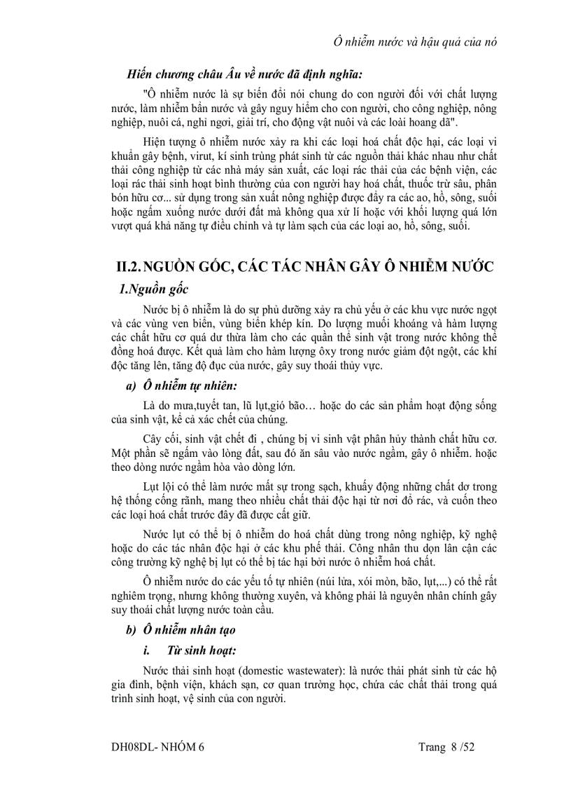 image for page Ônhiễm nước và hậu quả của nó