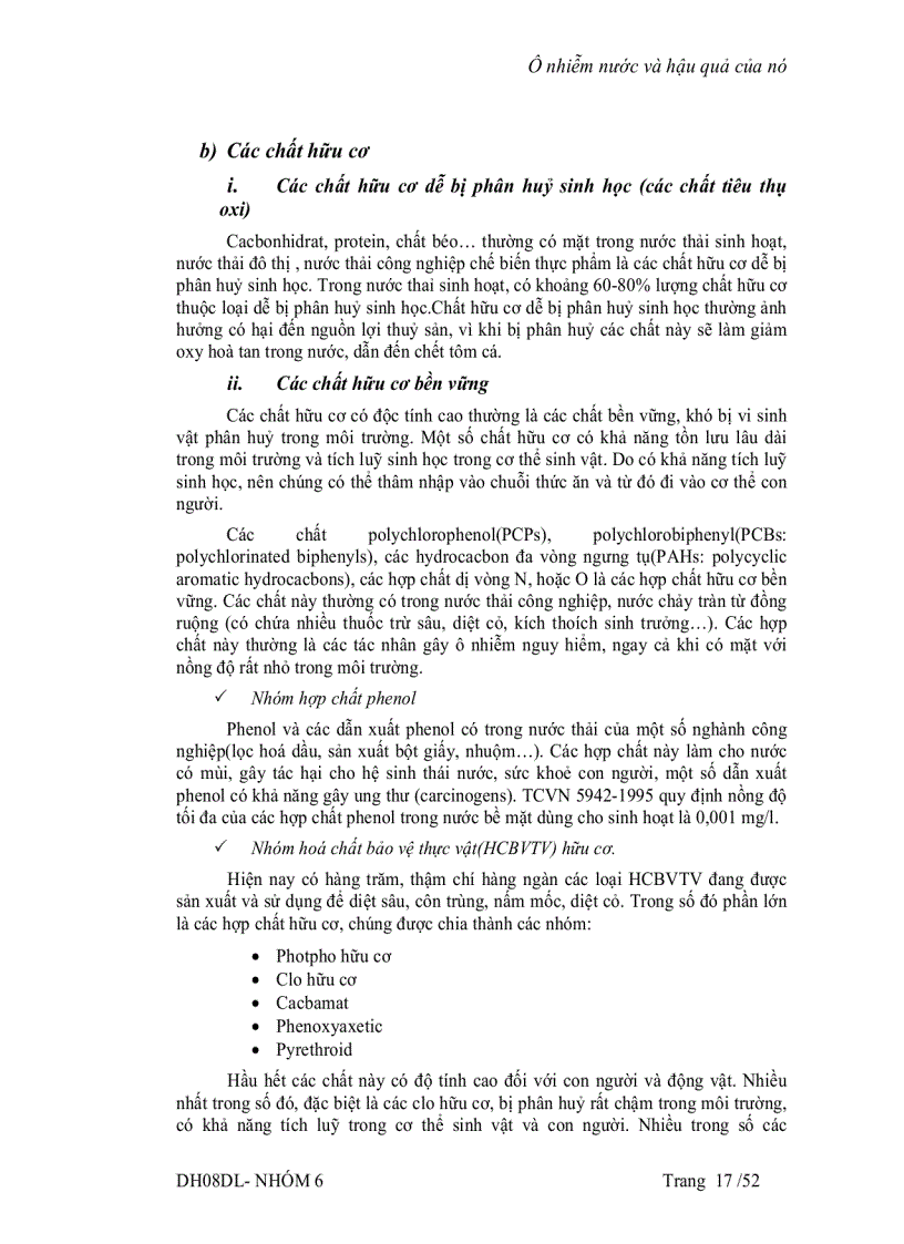 image for page Ônhiễm nước và hậu quả của nó