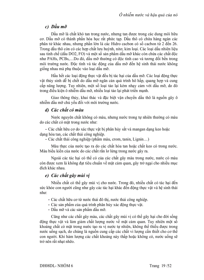 image for page Ônhiễm nước và hậu quả của nó