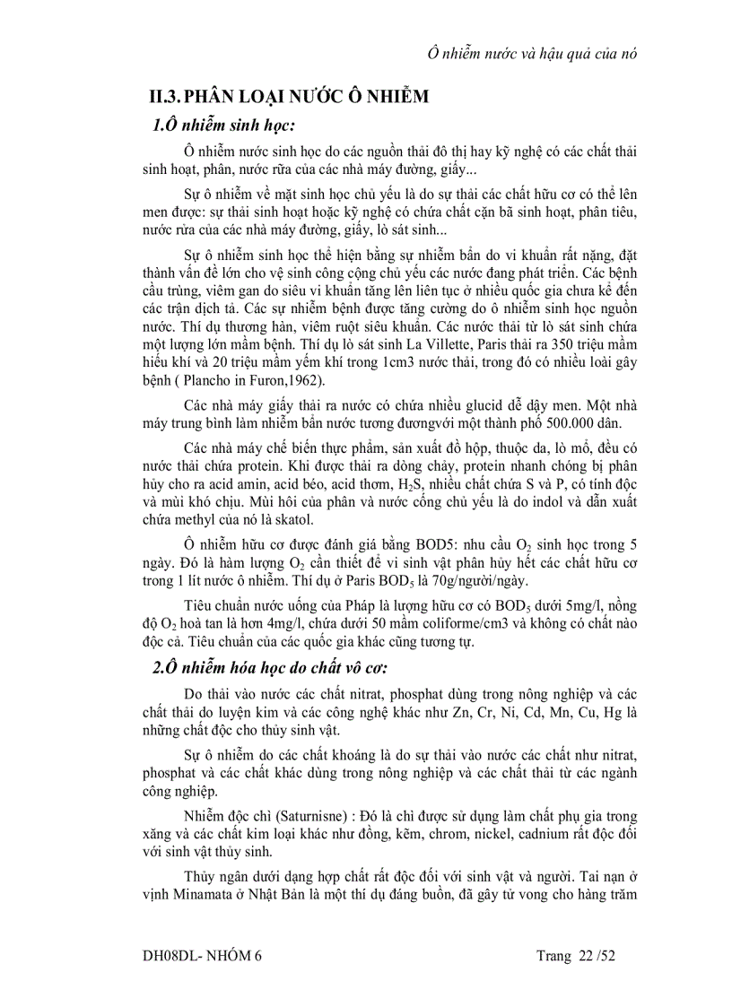 image for page Ônhiễm nước và hậu quả của nó