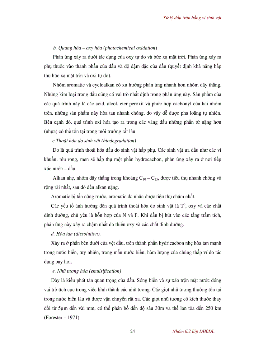 image for page Xử lý dầu tràn bằng vi sinh vật