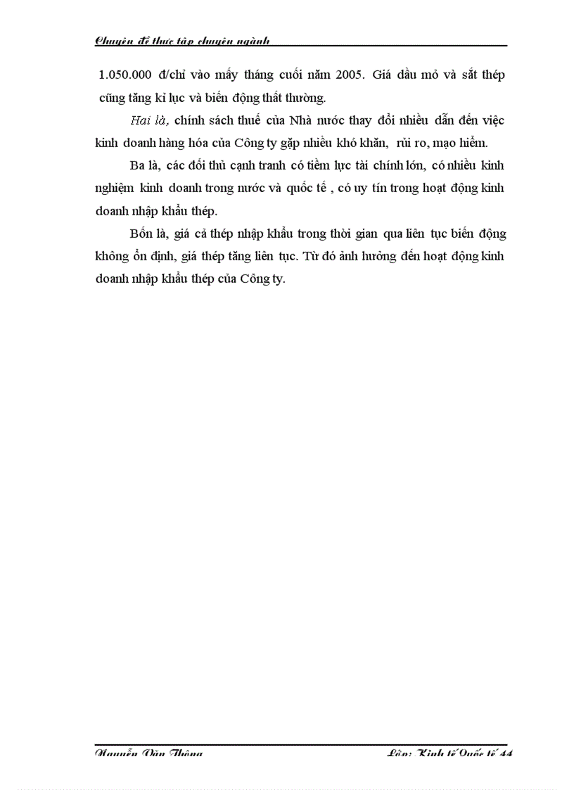 image for page Hoạt động nhập khẩu thép của Công ty Cổ phần Tổng Bách hoá Bộ Thương mại Thực trạng và giải pháp