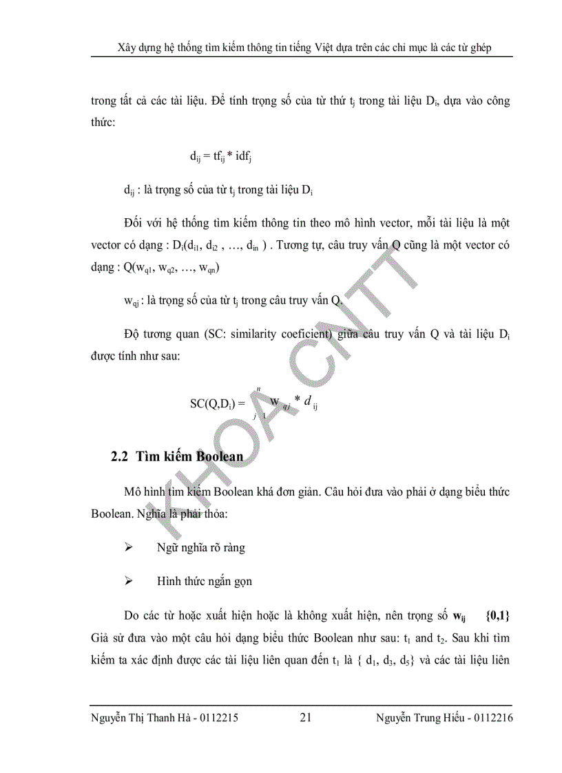 image for page Xây dựng hệ thống thông tin tiếng việt dựa trên các chỉ mục có cấu trúc