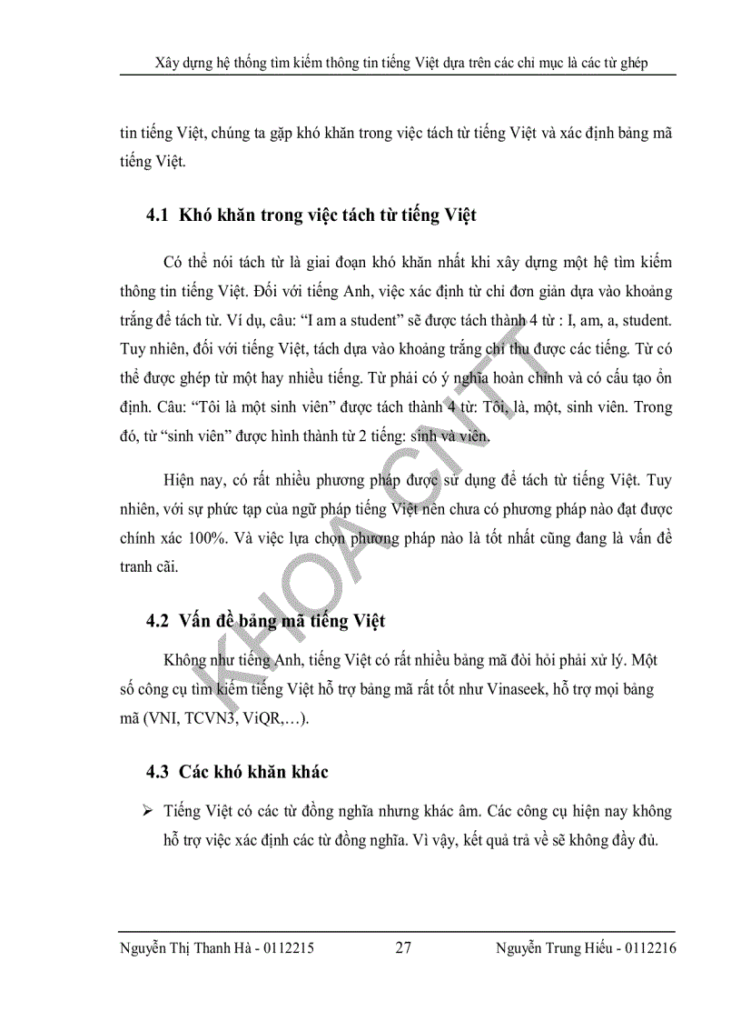 image for page Xây dựng hệ thống thông tin tiếng việt dựa trên các chỉ mục có cấu trúc