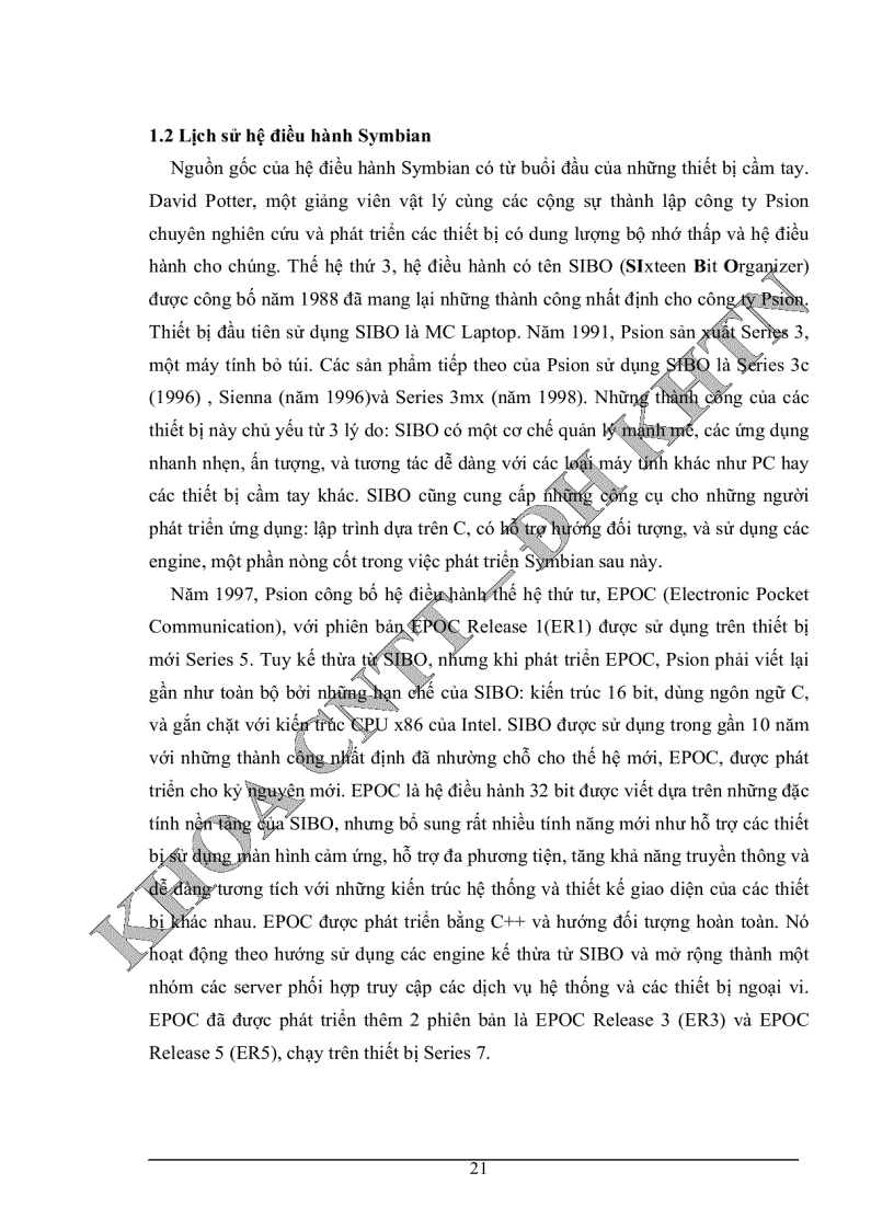 image for page Tìm hiểu và nghiên cứu kỹ thuật phát triển ứng dụng trên môi trường symbian os