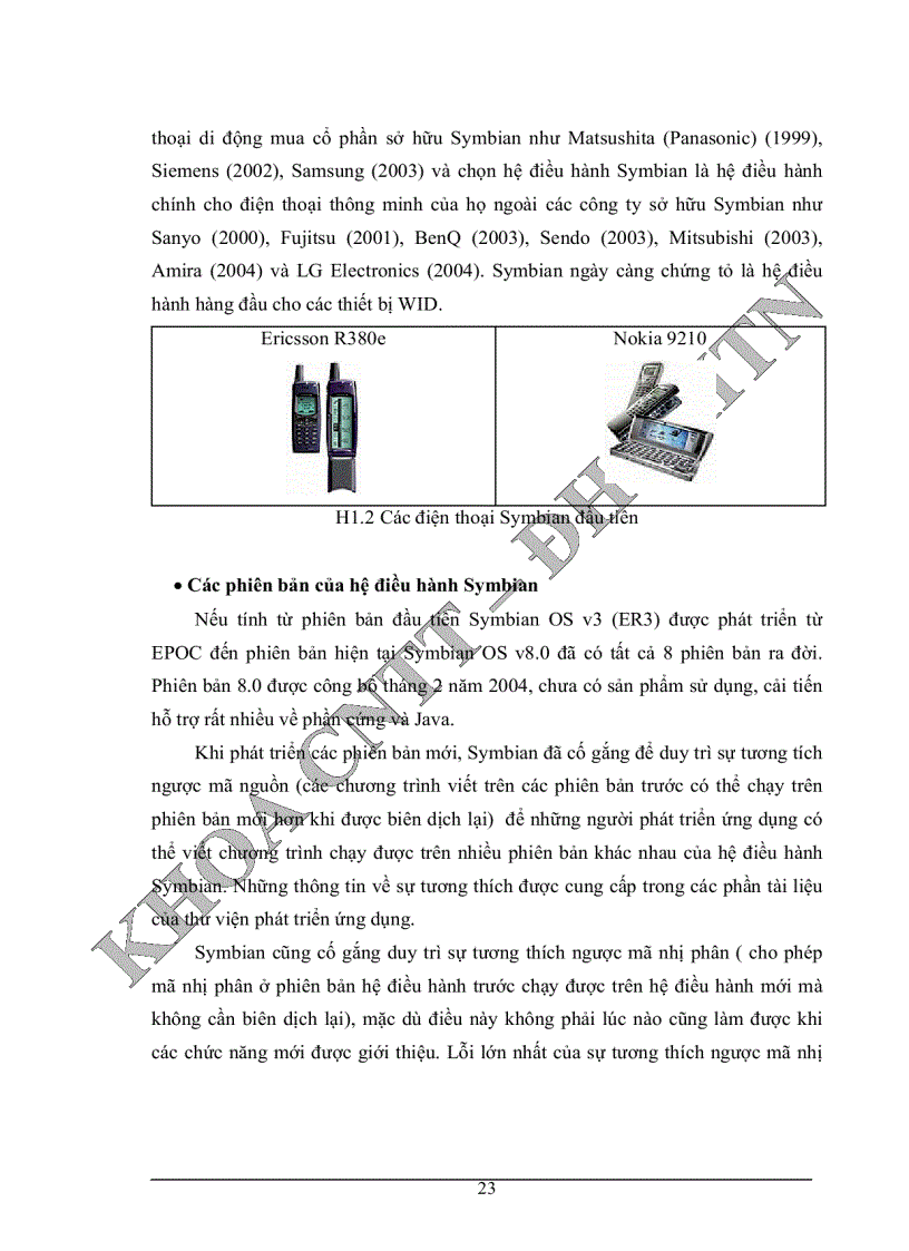 image for page Tìm hiểu và nghiên cứu kỹ thuật phát triển ứng dụng trên môi trường symbian os