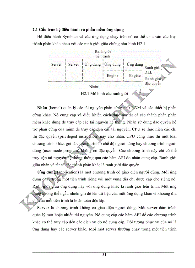 image for page Tìm hiểu và nghiên cứu kỹ thuật phát triển ứng dụng trên môi trường symbian os