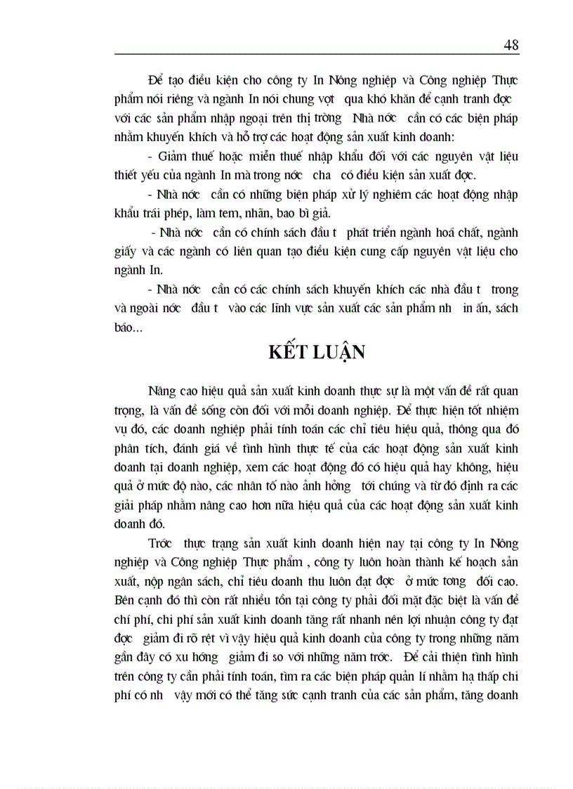 image for page Một số giải pháp chủ yếu nhằm nâng cao hiệu quả sản xuất kinh doanh của Công ty In Nông nghiệp và Công nghiệp Thực phẩm