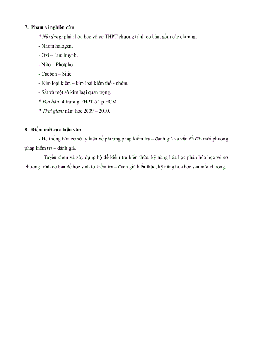 image for page Xây dựng bộ đề phần hóa học vô cơ giúp học sinh THPT tăng cường khả năng tự kiểm tra đánh giá