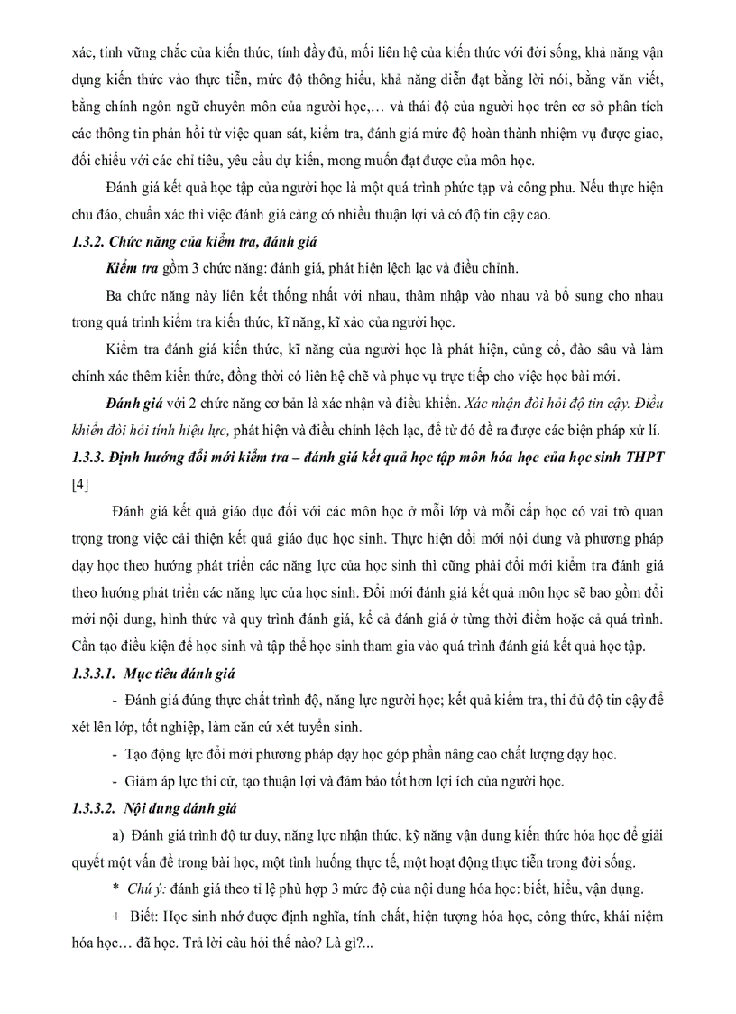 image for page Xây dựng bộ đề phần hóa học vô cơ giúp học sinh THPT tăng cường khả năng tự kiểm tra đánh giá