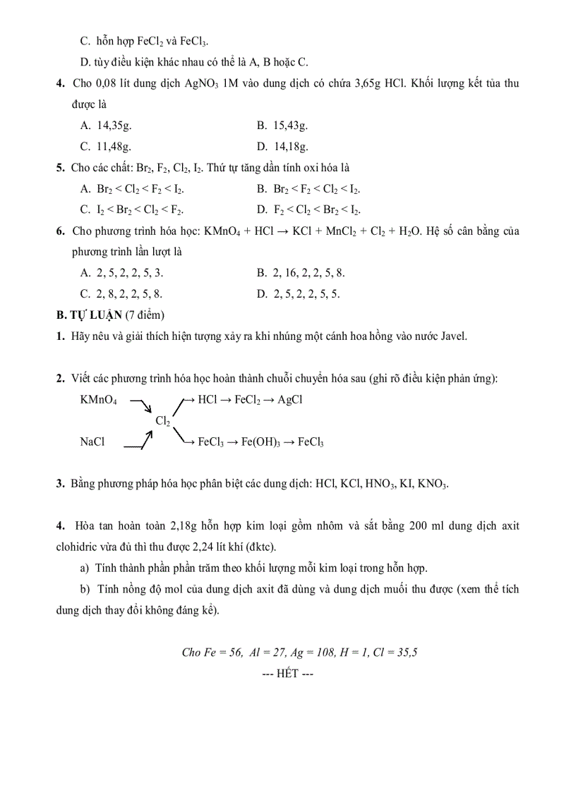 image for page Xây dựng bộ đề phần hóa học vô cơ giúp học sinh THPT tăng cường khả năng tự kiểm tra đánh giá