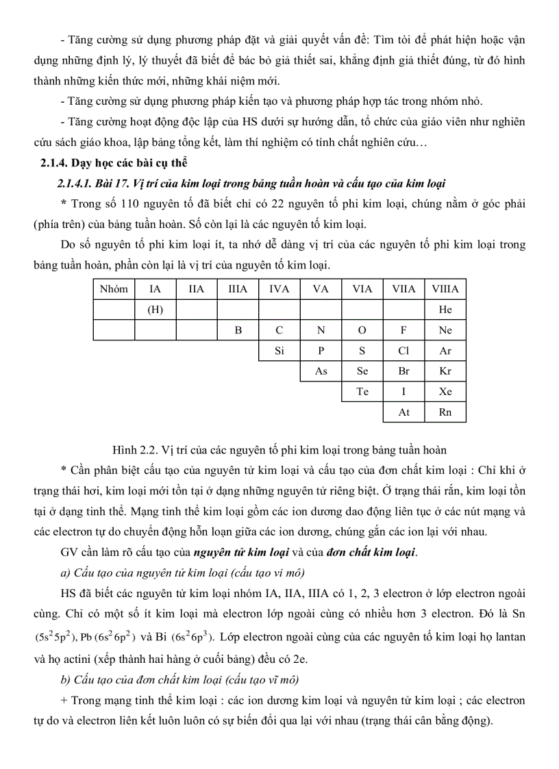 image for page Thiết kế E Book hỗ trợ khả năng tự học của học sinh lớp 12 chương Đại cương về kim loại chương trình cơ bản